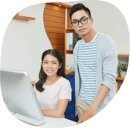 digital marketing team working on business growth strategy