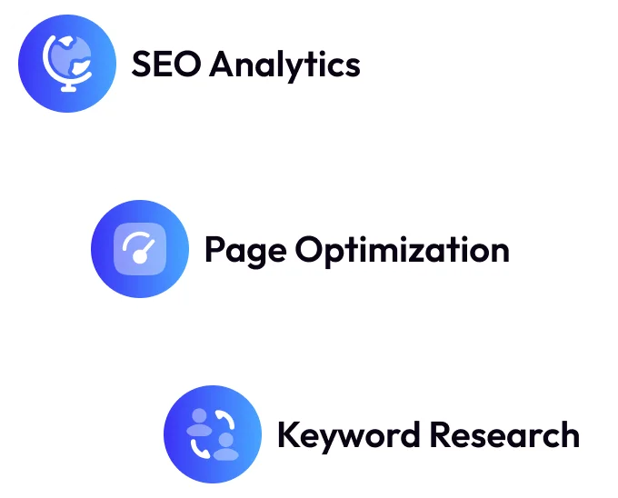 SEO analytics growth chart illustration